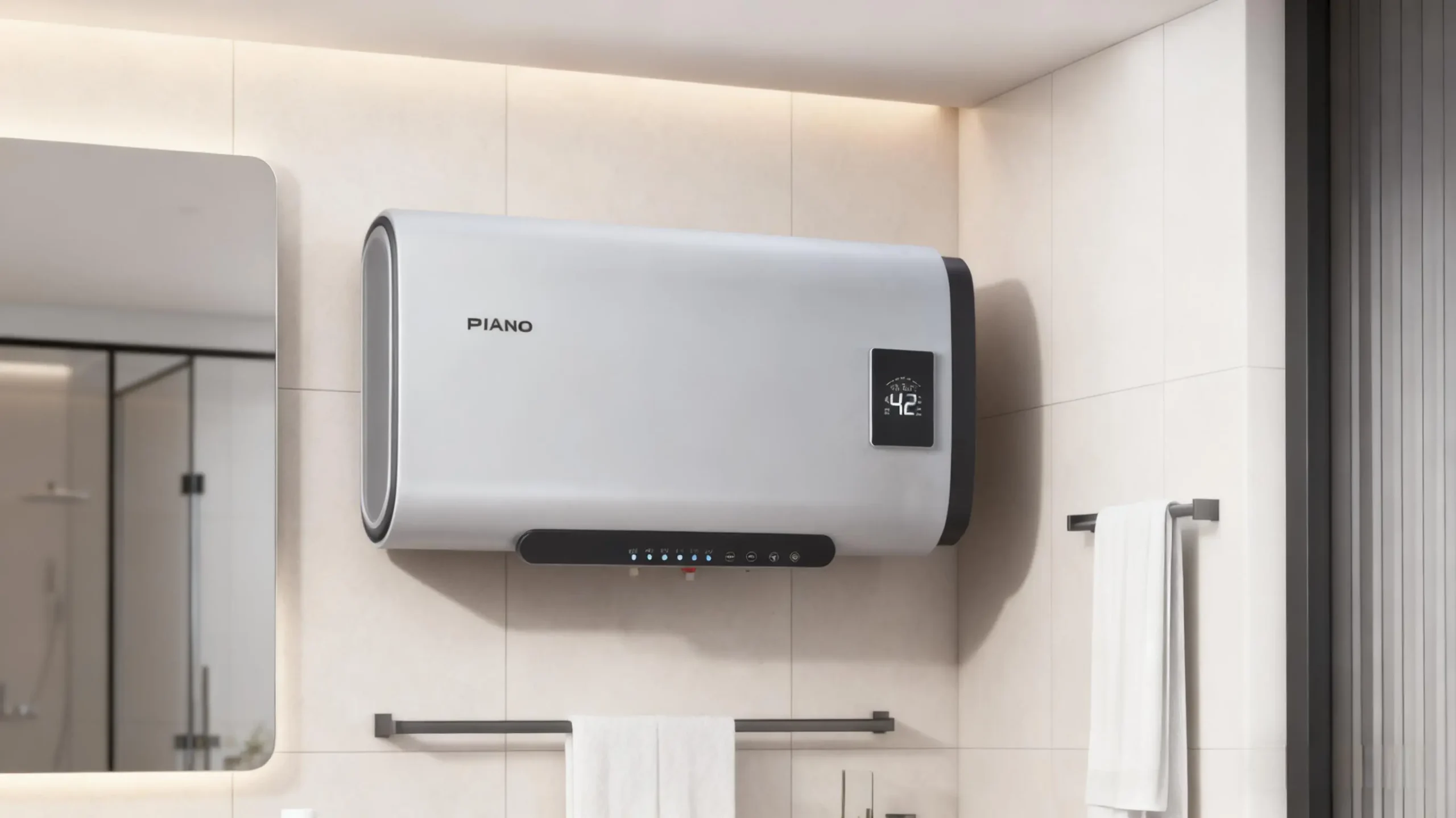 PIANO Smart Electric Water Heater – Energy-Efficient